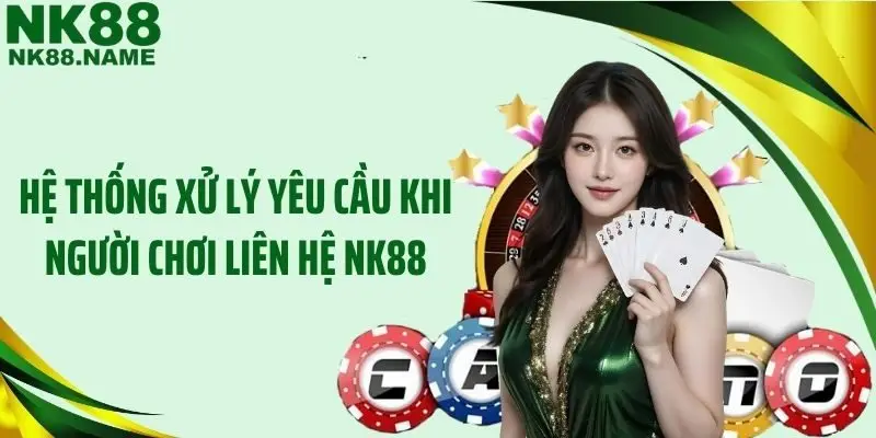 Hệ thống xử lý yêu cầu khi người chơi liên hệ NK88
